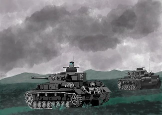 Artist: GeneralGunner17 <br>
		Getting past the Canterlot mountains, the 65th Panzer division sees something unusual: weird plants, suspicious fogs, sudden cloudy weather which turned out much better. They see and admire the very margin of this mysterious place while spearheading, unaware of the hidden danger that lies behind it...